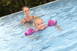 Vesta jednorožec s rukávky dětská plovací