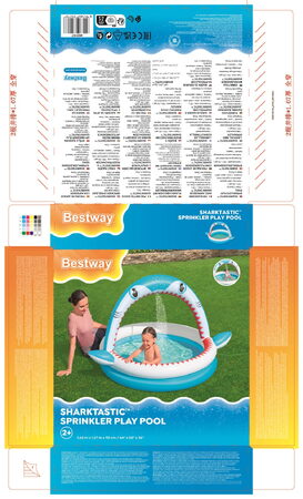 Bazének Sharktastic nafukovací dětský