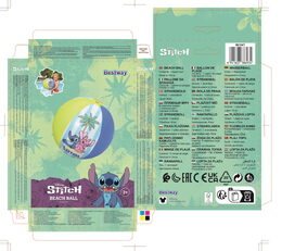 Míč plážový nafukovací Stitch 51 cm