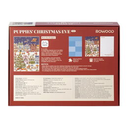 RoboTime Puzzle Štědrý den štěňat 1000 dílků