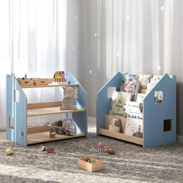 BusyKids Police na hračky modrá