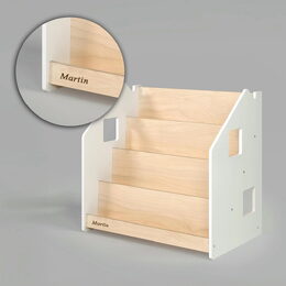 BusyKids Stojan na knihy bílý