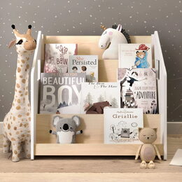 BusyKids Stojan na knihy bílý