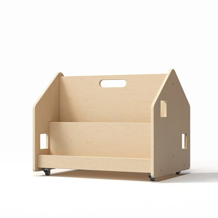 BusyKids Oboustranná knihovna na kolečkách