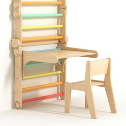 BusyKids Dřevěná odnímatelná deska pro žebřiny