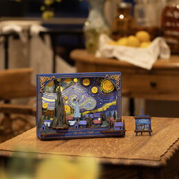 RoboTime 3D dřevěná skládačka Hvězdná noc