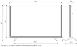 Televize JVC LT-43VAF3335