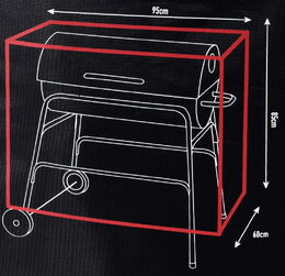 PROGARDEN Ochranný obal na gril L 95 x 60 x 85 cm KO-FC4630260