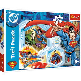 Puzzle Nezničitelný Superman 300dílků 60x40cm v krabici 40x27x4,5cm