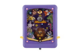 Hra kuličková cvrnkací hlavolam plast 21x24cm 3 barvy 10ks v boxu