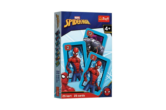 Černý Petr Spiderman společenská hra - karty v krabičce 6x9cm 20ks v boxu