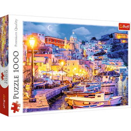 Puzzle Ostrov Procida v noci, Itálie 68,3x48cm 1000dílků v krabici 40x27x6cm
