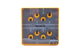 Bludiště/hlavolam Do úkrytu plast 12x12cm balanční hra 2 barvy v krabičce 13x18x4cm