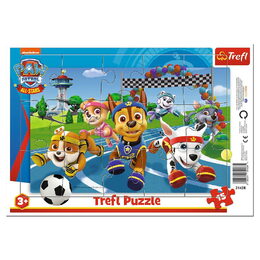 Puzzle deskové Paw Patrol/Tlapková patrola 33x23cm 15 dílků ve fólii