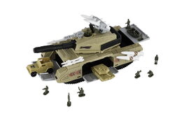 Tank s doplňky plast 13x25cm na volný chod v krabici 28x15x13cm