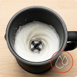 Napěňovač mléka Huslog černý