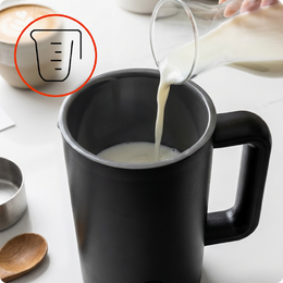 Napěňovač mléka Huslog černý