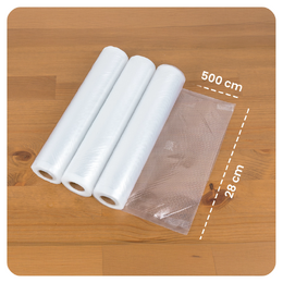 Vakuovací fólie Huslog 3ks role 28x500cm
