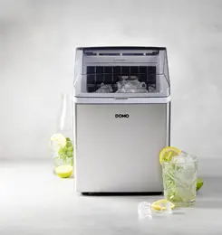 Výrobník čirých ledových kostek - nerez - DOMO DO9301IB, 20 kg/24 h - 3,2 l