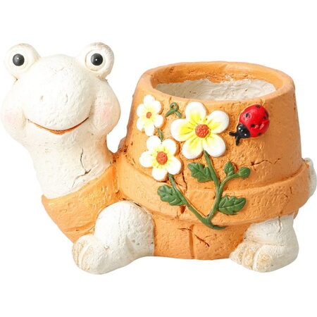 PROGARDEN Zahradní dekorace květináč dekorativní žába 21 cm KO-095242490zaba