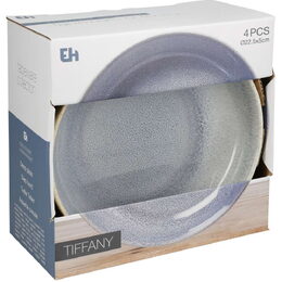 EXCELLENT HOUSEWARE Talíř hluboký sada 4 ks pr. 23 cm modrá KO-Q07000100