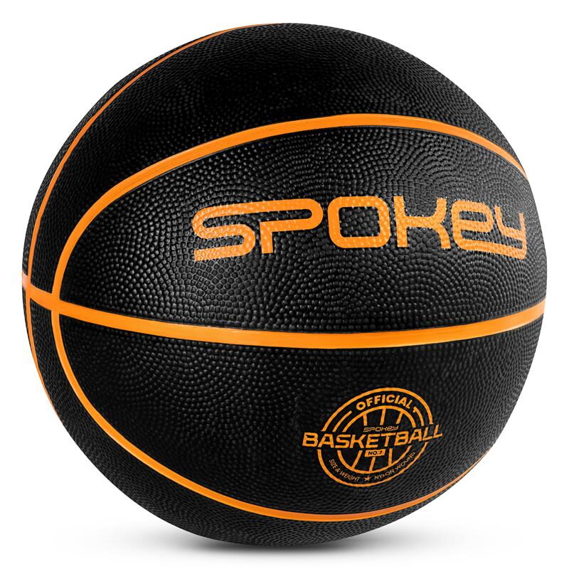 Spokey CROSS Basketbalový míč, vel. 7, černý