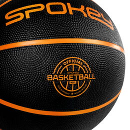 Spokey CROSS Basketbalový míč, vel. 7, černý