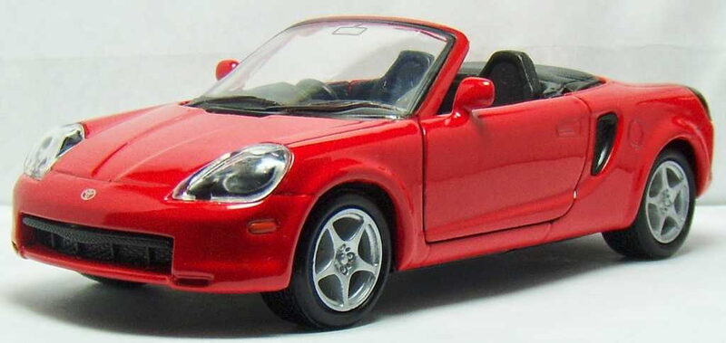 Welly Toyota MR2 Spyder model 1:34 červená