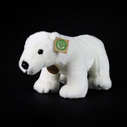 Rappa Plyšový medvěd lední stojící 30 cm ECO-FRIENDLY