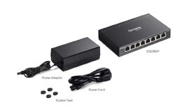 Switch TP-Link ES208GP 8x GLan s PoE+, 64W, Omáda SDN, poškozený obal