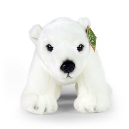Rappa Plyšový medvěd lední stojící 30 cm ECO-FRIENDLY