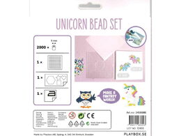Zažehlovací korálky jednorožec 2000ks v krabici 18x21x4cm