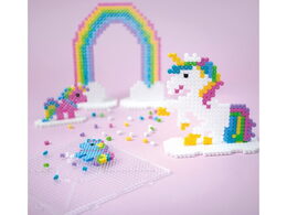 Zažehlovací korálky jednorožec 2000ks v krabici 18x21x4cm