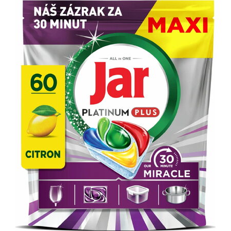 Jar Platinum Plus 30 Minute Miracle kapsle do myčky 60 ks