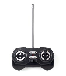 Robot Blast RC plast 2,4 GHz 30cm na ovládání na baterie se zvukem,světlem černý v krabici 30x37cm