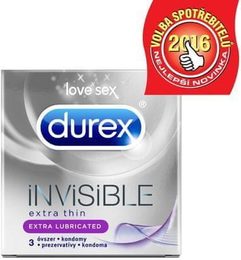 Durex Invisible Extra Lubricated 10 ks
