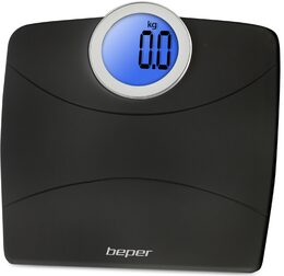 BEPER 40811-B digitální váha s kulatým displejem do 180 kg, bílá