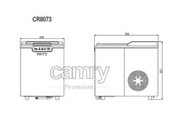 Výrobník ledu Camry CR 8073 (CR8073)
