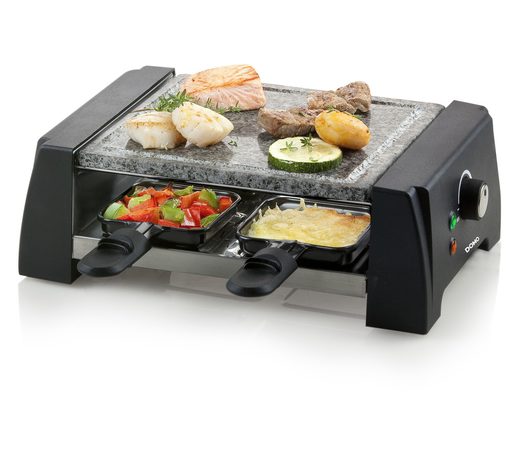 Raclette gril pro 4 osoby - 2v1 - DOMO DO9187G, pro 4 lidi, 600W