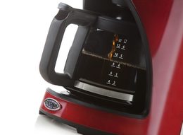 Kávovar s časovačem - červený - Boretti B411