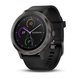 vívoActive3 Optic Silver, Black b GARMIN