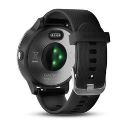 vívoActive3 Optic Silver, Black b GARMIN