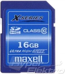 SDHC 16GB CL10 X-SERIES 854423 MAXELL