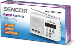 SRD 215 B RÁDIO S USB/MP3 SENCOR (35039901)