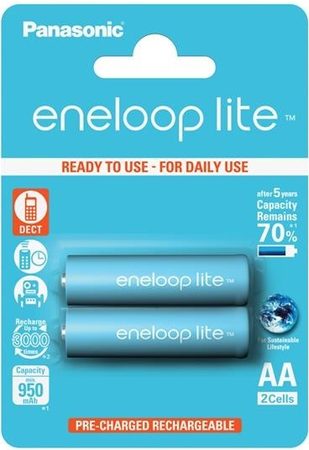 Baterie Panasonic Eneloop Lite AA 2ks 3LCCE/2BE