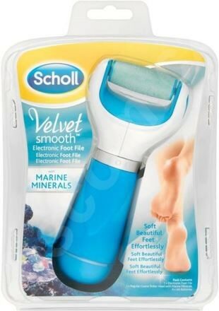 Elektronická bruska na nohy Scholl Velvet Smooth Marine Minerals SCHOLLVSB2