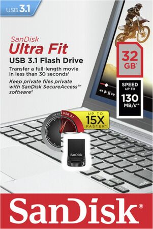 173486 USB FD 32GB Ultra Fit 3.1 SANDISK