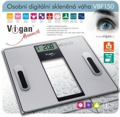 Osobní váha VIGAN VBF150, digital, skleněná, body fat (VBF150)