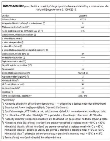 Guzzanti GZ 35 minimraznička, 5 LET ZÁRUKA