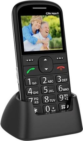 Mobilní telefon senior HALO18 černý
